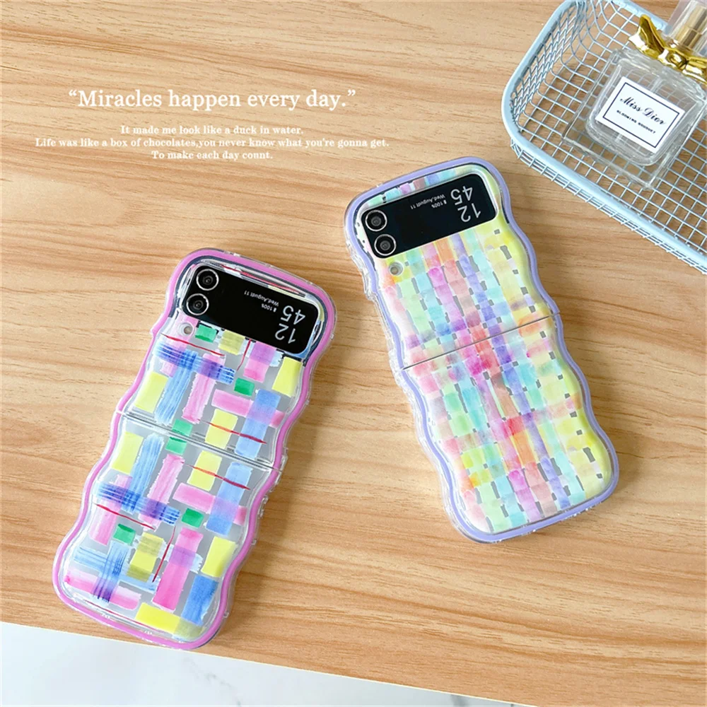Colorful Flower Case for Samsung Galaxy Z Flip Series - onlinemegasale.com