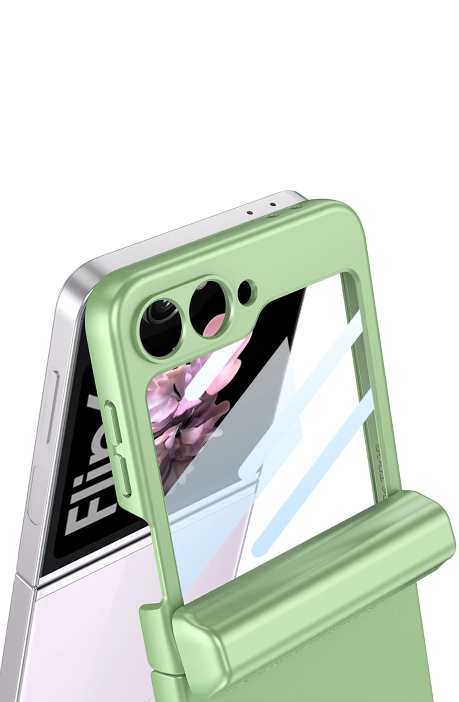 Shockproof Case with Magnetic Hinge Protection & Touch Pen for Samsung Galaxy Z Flip 6 - onlinemegasale.com