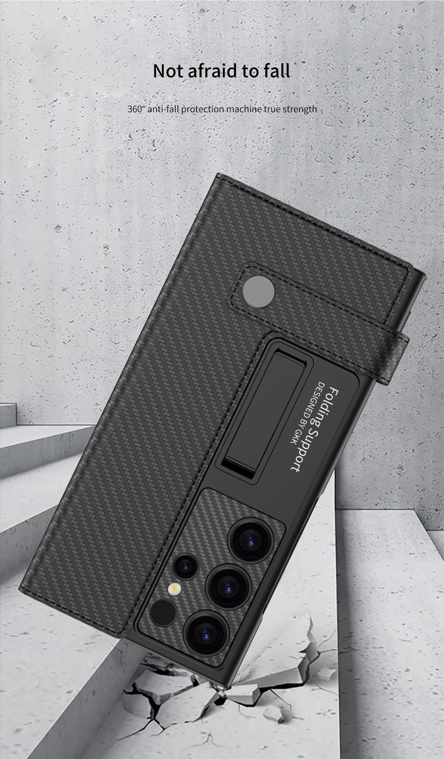 Leather Flip Card Clip Wallet Phone Case For Samsung Galaxy S Series - onlinemegasale.com