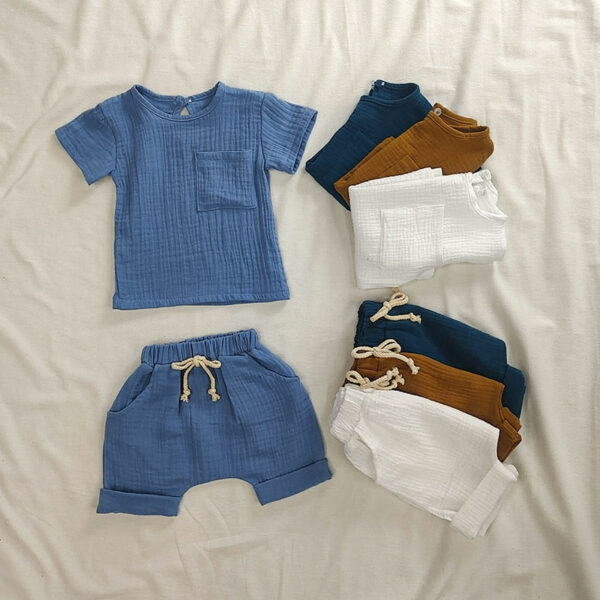 Summer Casual Baby Clothing Set