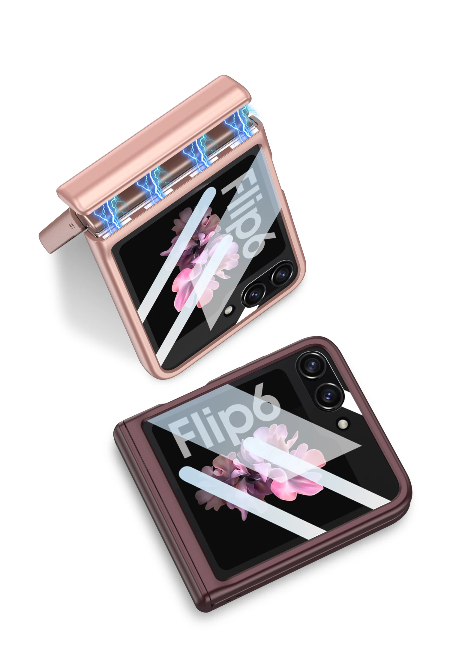 Shockproof Case with Magnetic Hinge Protection for Samsung Galaxy Z Flip 6 - onlinemegasale.com Shockproof Case with Magnetic Hinge Protection for Samsung Galaxy Z Flip 6 - onlinemegasale.com