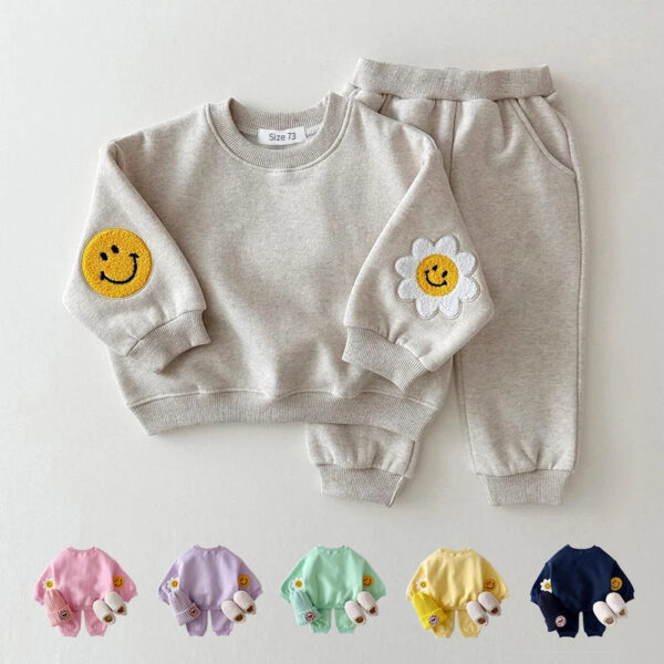 Kids Cute daisy outfit  Sweatshirt Set