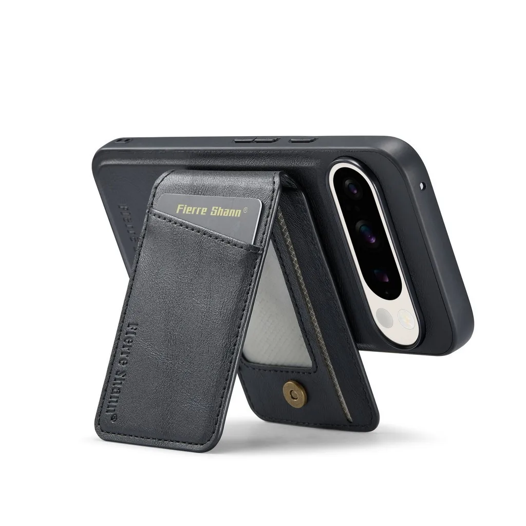 Leather Case with Wallet For Google Pixel 9 Series - onlinemegasale.com