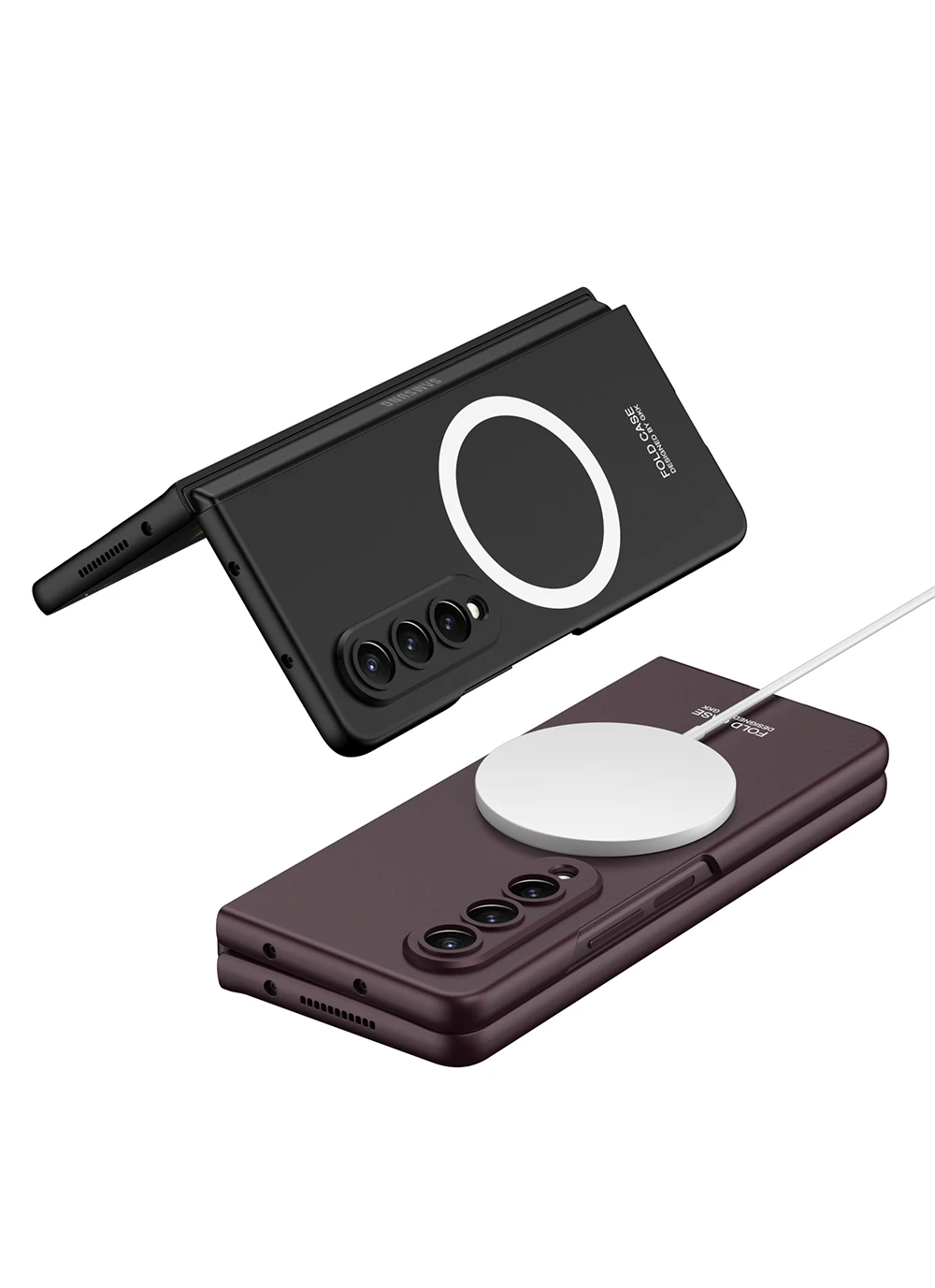 Magsafe Case For Samsung Galaxy Fold 4 3 with Screen Protection & Fast Wireless Charging - onlinemegasale.com Magsafe Case For Samsung Galaxy Fold 4 3 with Screen Protection & Fast Wireless Charging - onlinemegasale.com