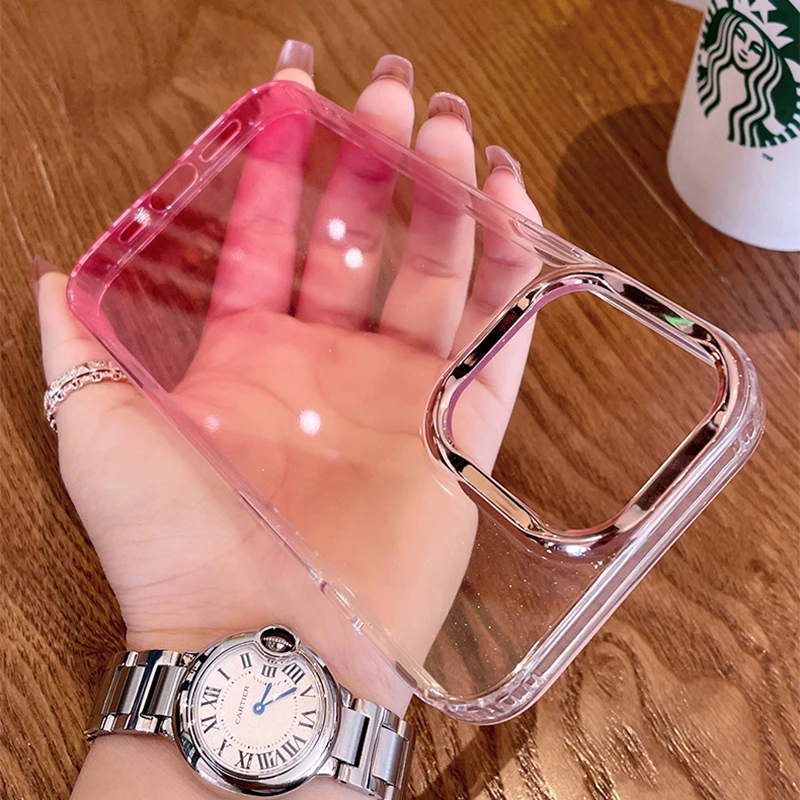 Luxury Fashion Glitter Bling Clear Phone Case For iPhone - onlinemegasale.com
