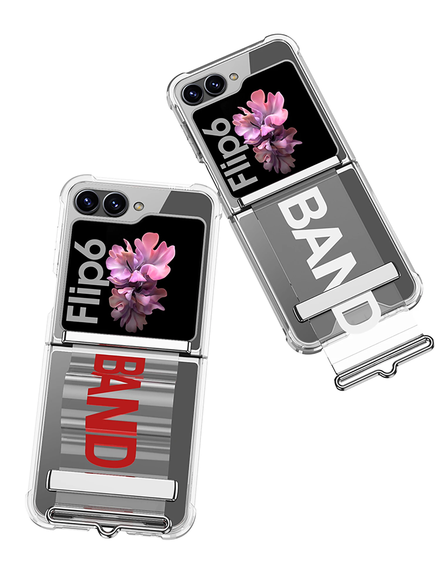 Transparent Shockproof Case for Samsung Galaxy Z Flip 6 - onlinemegasale.com