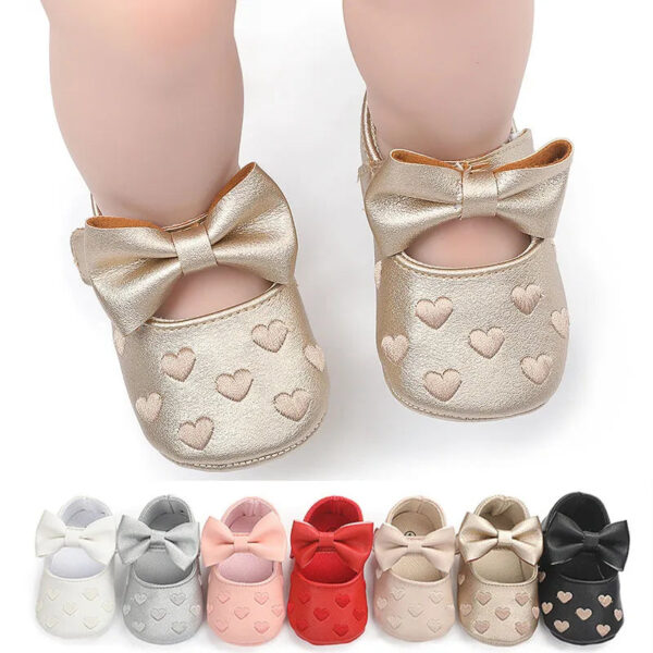 Cute Bowknot Toddler Walking Shoes