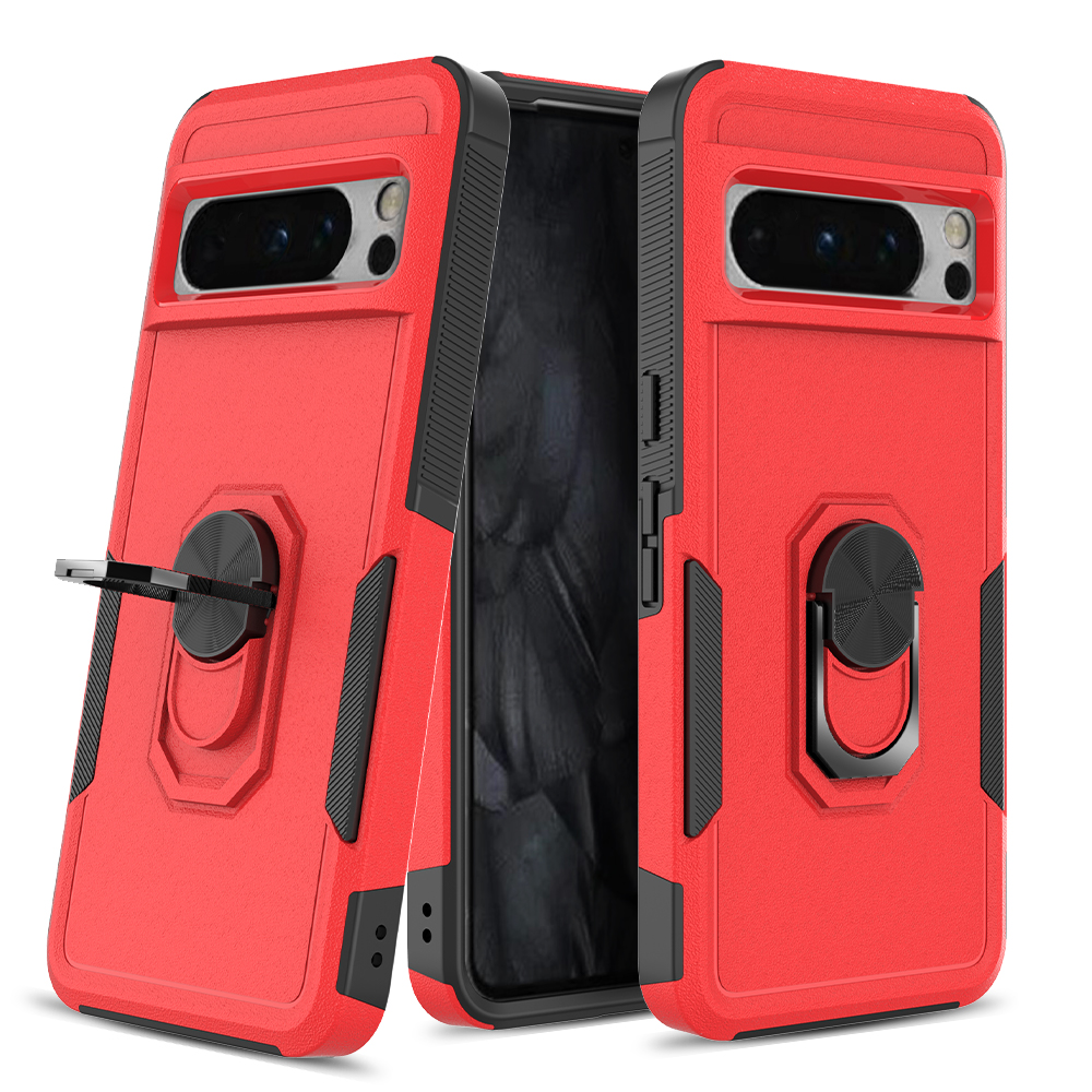 Armor Shockproof Case with Ring Holder For Google Pixel 8 Series - onlinemegasale.com