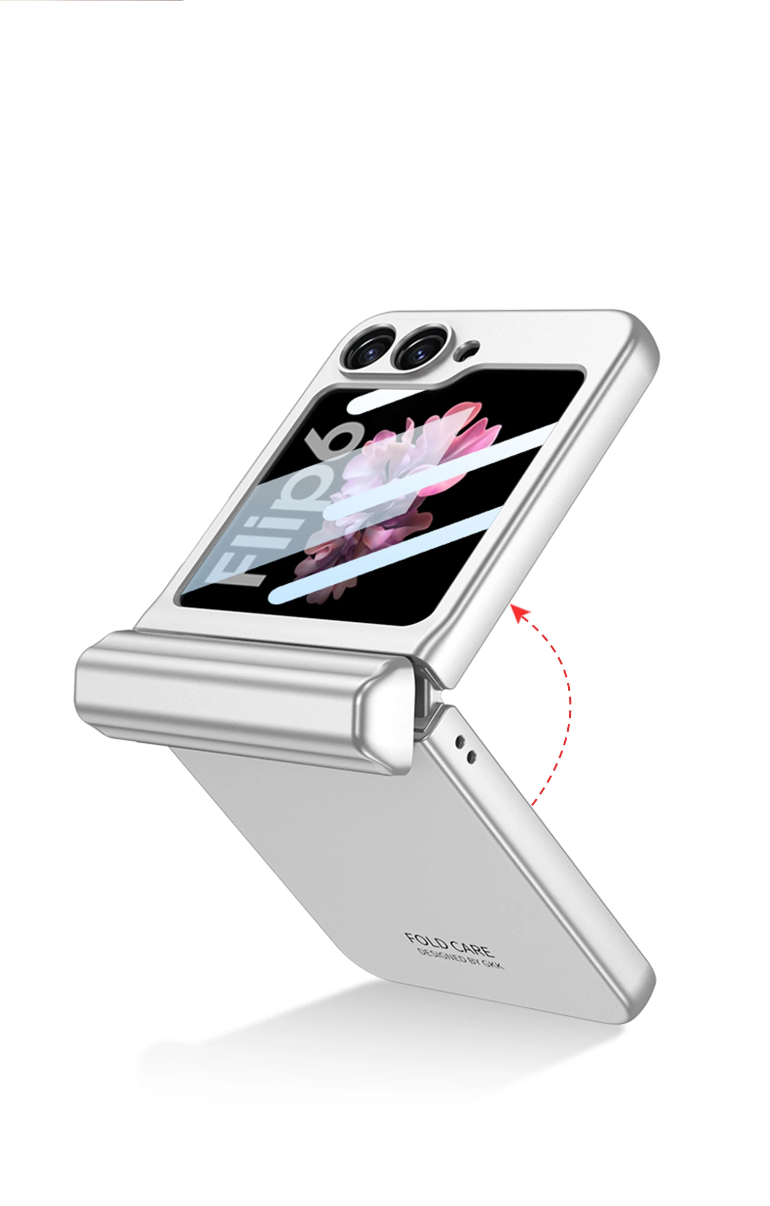 Shockproof Case with Magnetic Hinge Protection & Touch Pen for Samsung Galaxy Z Flip 6 - onlinemegasale.com