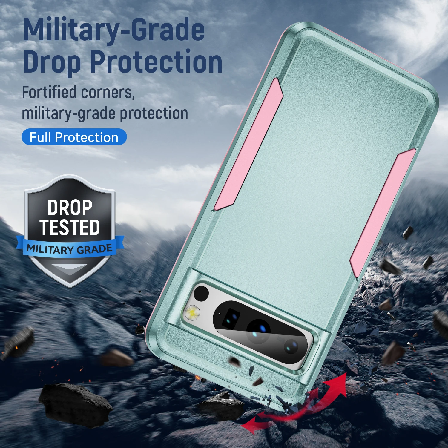 Anti-Finger print Matte Case for Google Pixel 8 Series - onlinemegasale.com