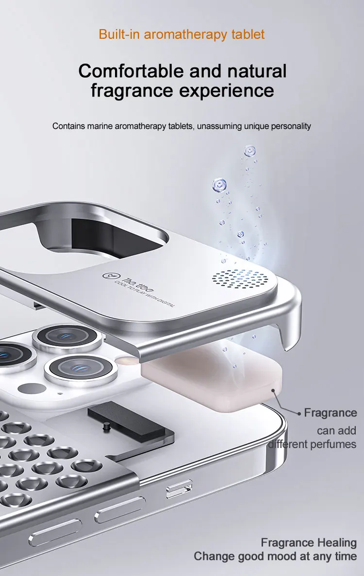 Aluminum Alloy Heat Dissipation Phone Case - onlinemegasale.com