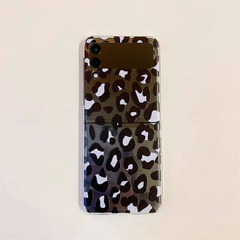 Pink Leopard Luxury Phone Case for Samsung Galaxy Z - onlinemegasale.com