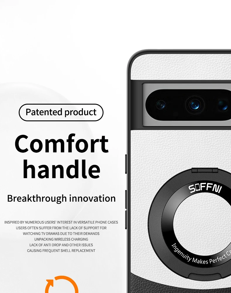 Magsafe Case with Ring For Google Pixel 8 Series - onlinemegasale.com