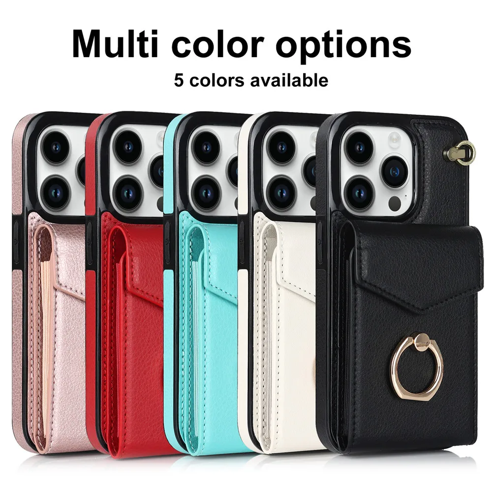 Luxury Leather Wallet Phone Case - onlinemegasale.com