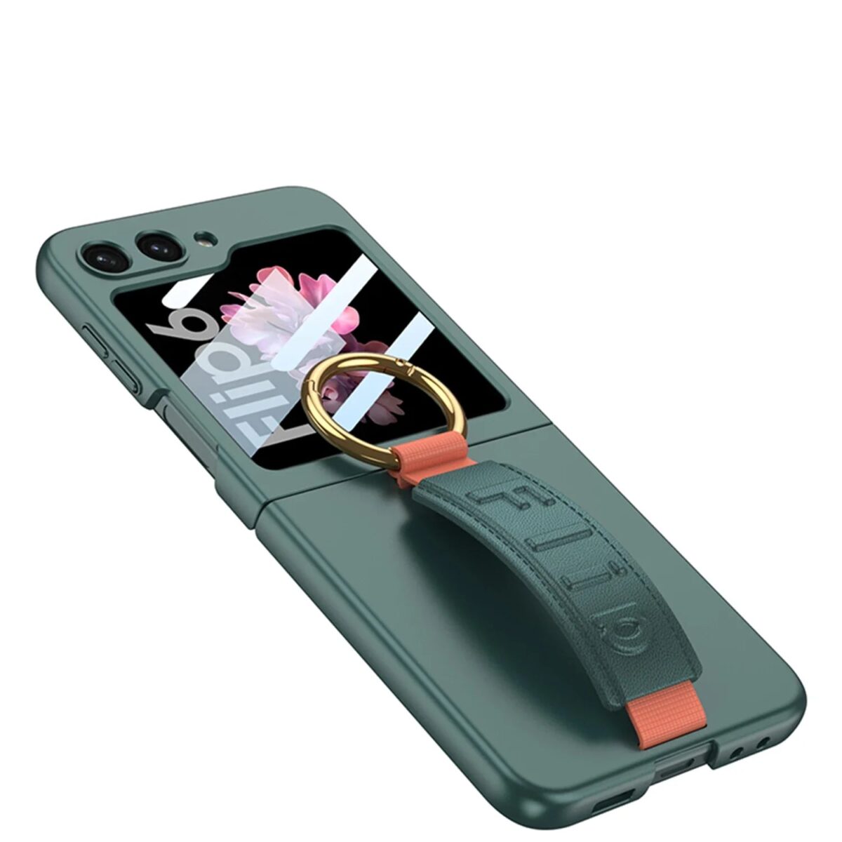 Ultra Thin Case with Strap for Samsung Galaxy Z Flip 6 - onlinemegasale.com