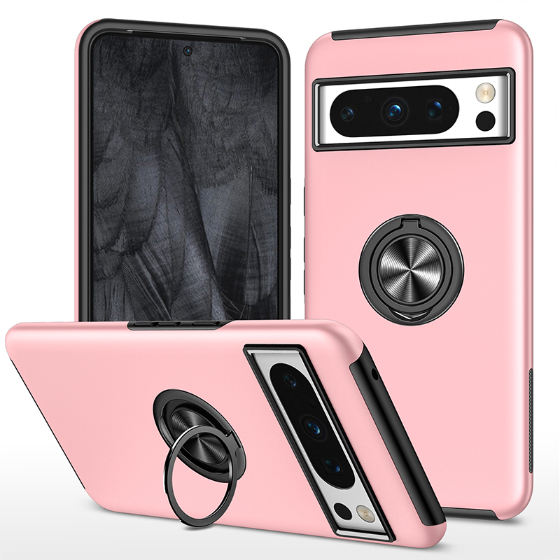 Armor Shockproof Case with Ring Stand For Google Pixel 8 Series - onlinemegasale.com