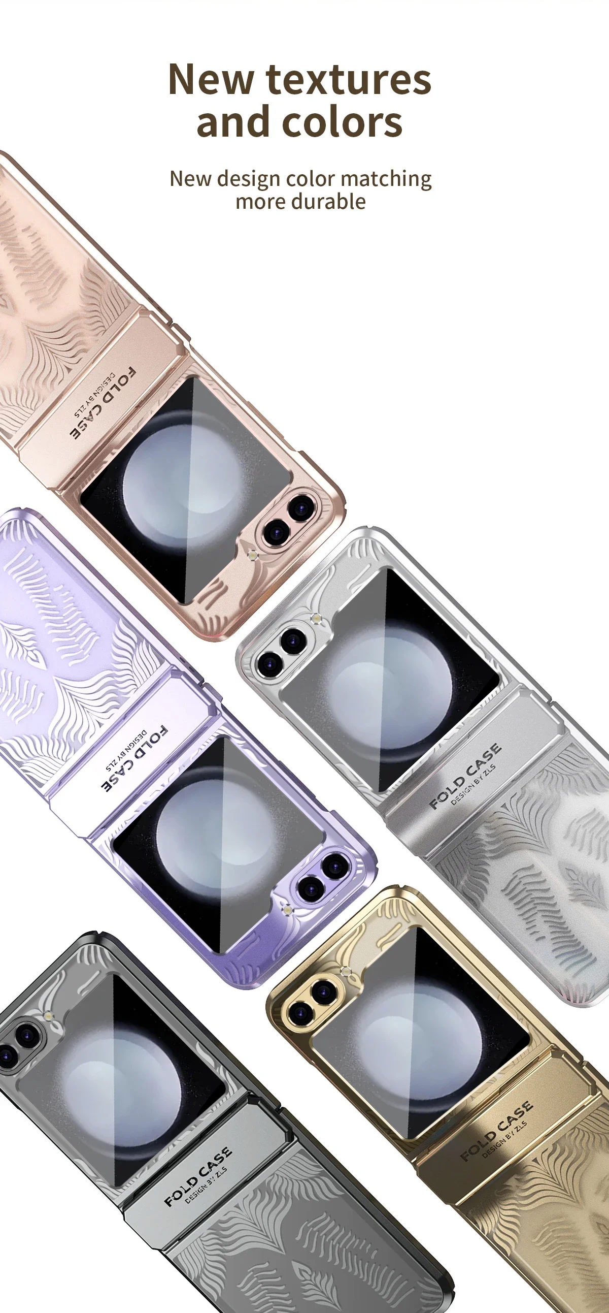 Shockproof Transparent Case with Hinge Protection For Galaxy Z Flip - onlinemegasale.com