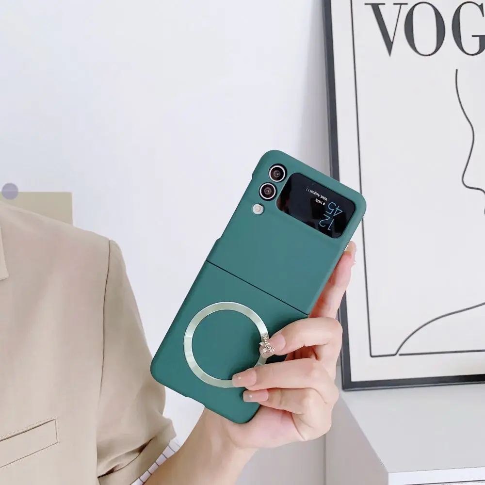 wireless charging magnetic case For Samsung Galaxy Z Flip - onlinemegasale.com