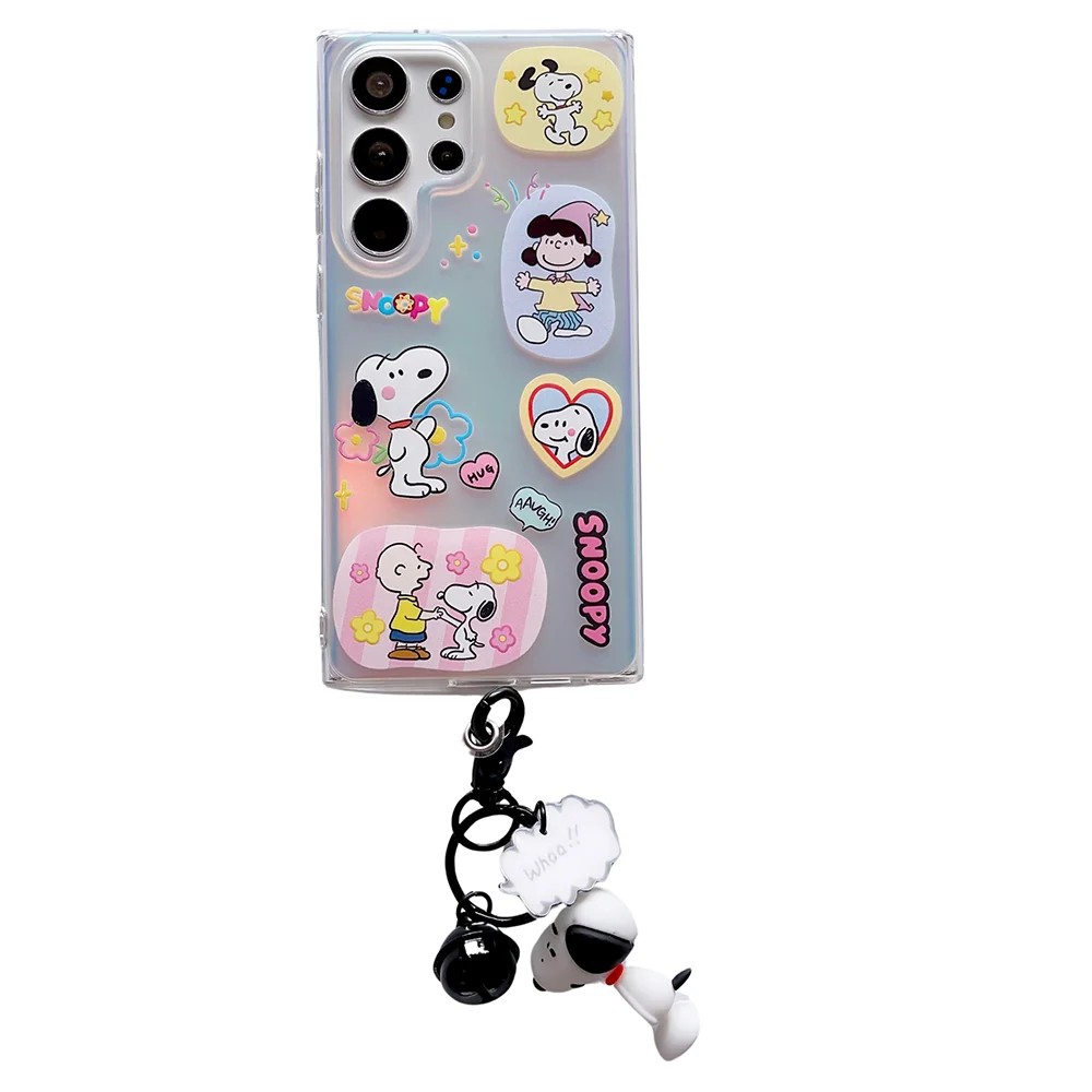 Cute Snoopy Charlie Brown Peanuts Case For Samsung Galaxy S Series - onlinemegasale.com