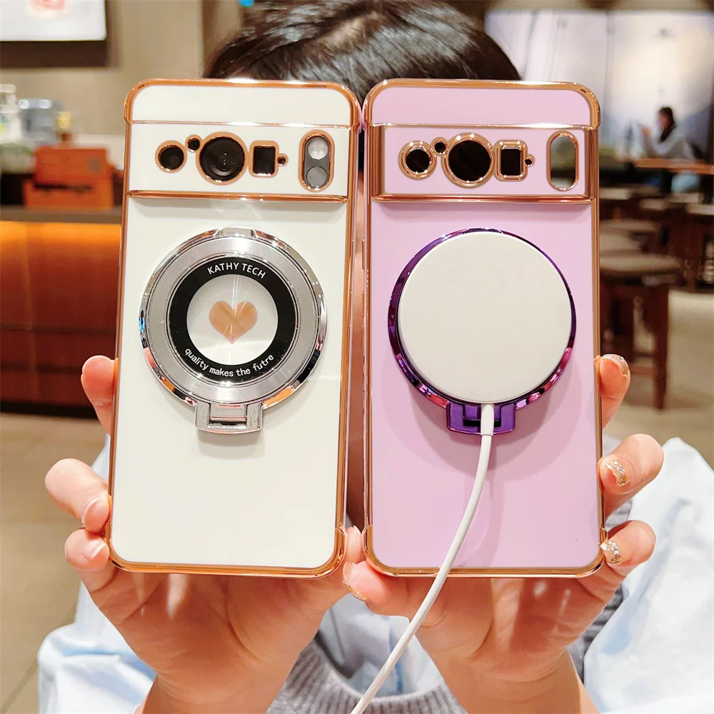 MagSafe Folding Holder Case for Google Pixel 8/7A - onlinemegasale.com