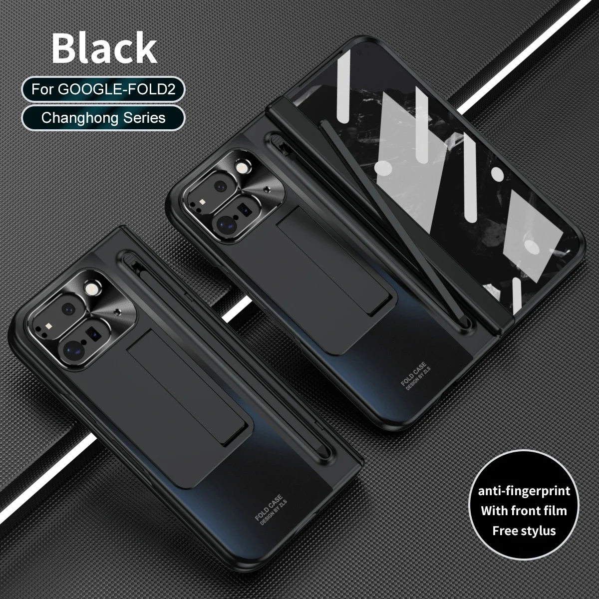 Full Protection Case With Touch Pen For Google Pixel 9 Pro Fold - onlinemegasale.com