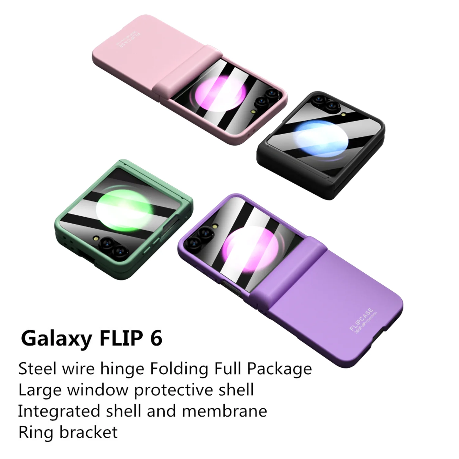 Shockproof Case with Hinge Protection for Samsung Galaxy Z Flip 6 - onlinemegasale.com