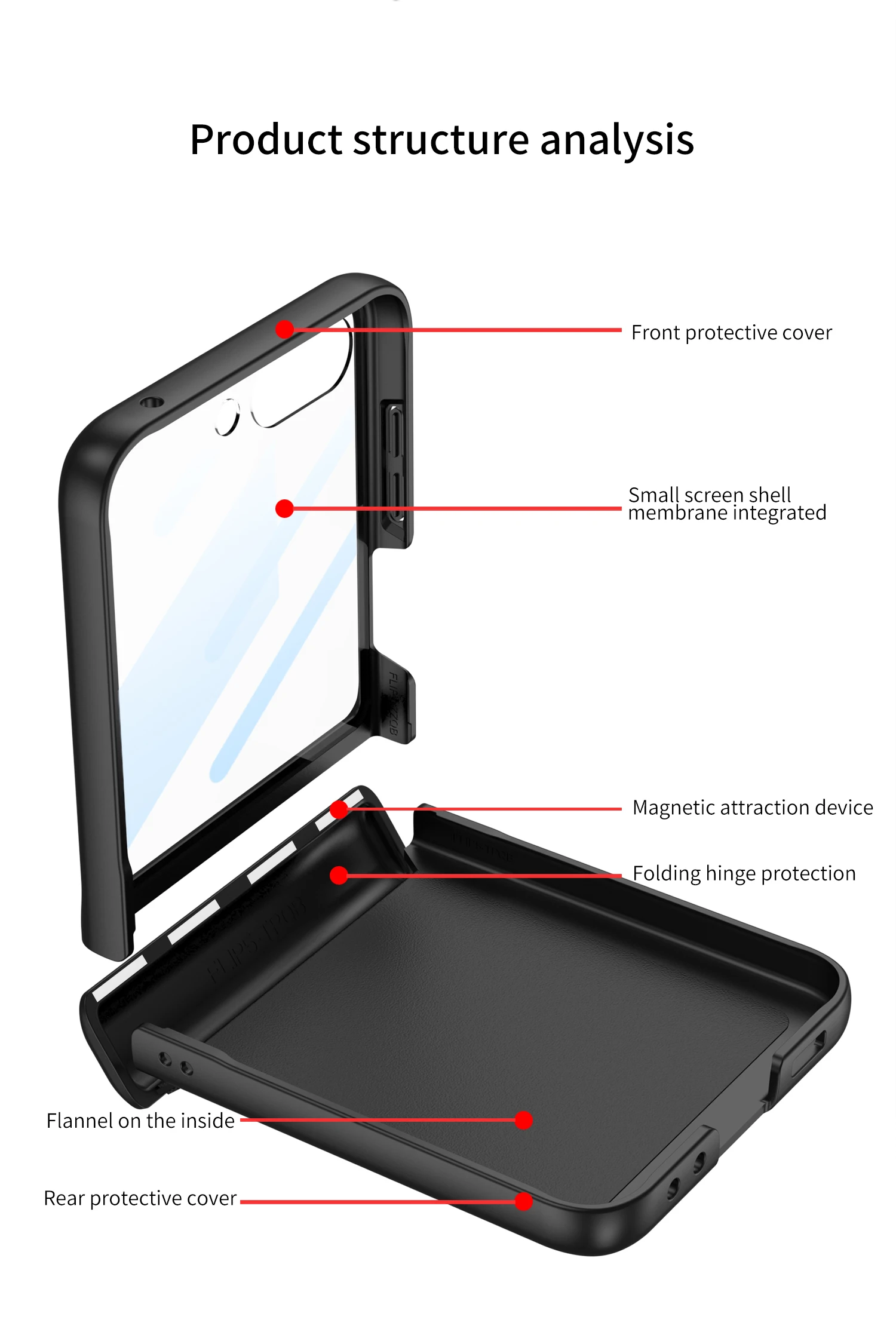 Shockproof Case with Magnetic Hinge Protection for Samsung Galaxy Z Flip 6 - onlinemegasale.com Shockproof Case with Magnetic Hinge Protection for Samsung Galaxy Z Flip 6 - onlinemegasale.com