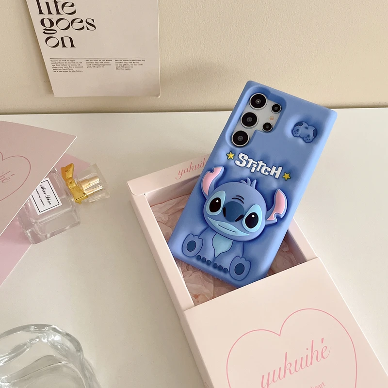 Cute Stitch 3D Case for Galaxy S Series - onlinemegasale.com