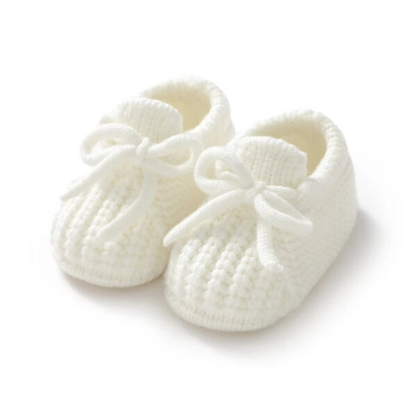 Knitted Newborn Baby Shoes – Warm First Boots for Infant Boys & Girls