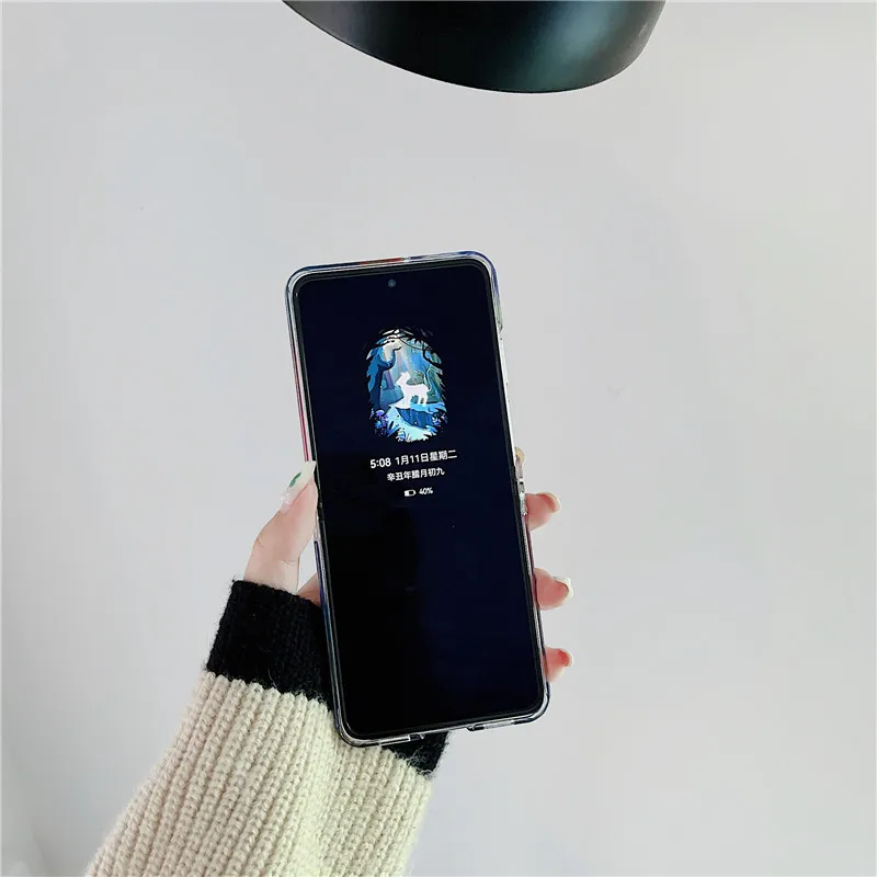 Cute Watercolor Smile Pendant Phone Case For Huawei P50 Pocket - onlinemegasale.com