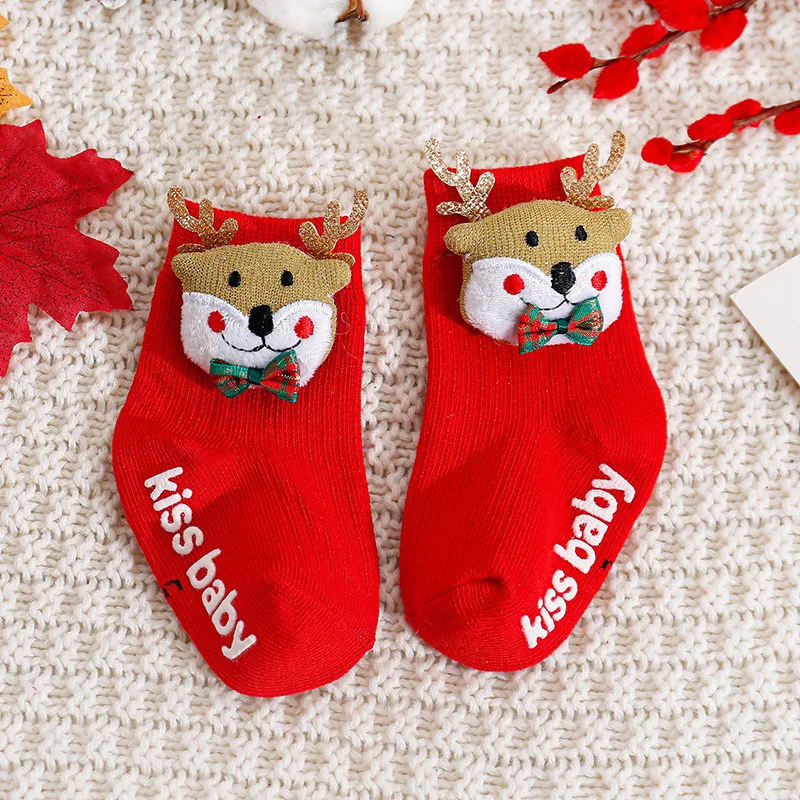 Baby Girl Socks Christmas Winter Thickened Cartoon Baby Non-slip Floor Shoes Christmas Socks Child Toddlers Red Floor Baby Sock - onlinemegasale.com Baby Girl Socks Christmas Winter Thickened Cartoon Baby Non-slip Floor Shoes Christmas Socks Child Toddlers Red Floor Baby Sock - onlinemegasale.com
