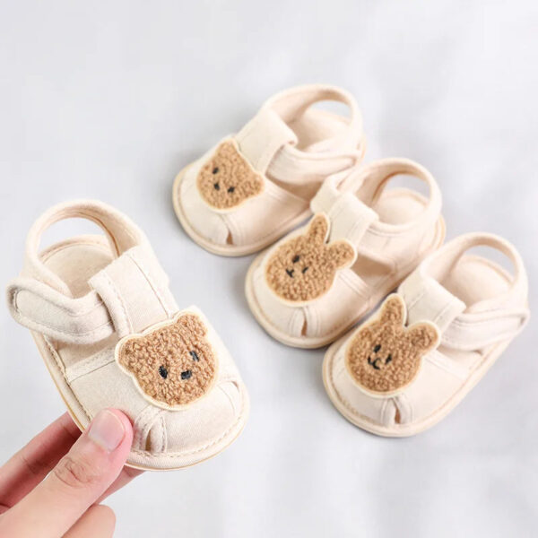 Summer Baby Sandals – Cute Bear Design Velcro sandals