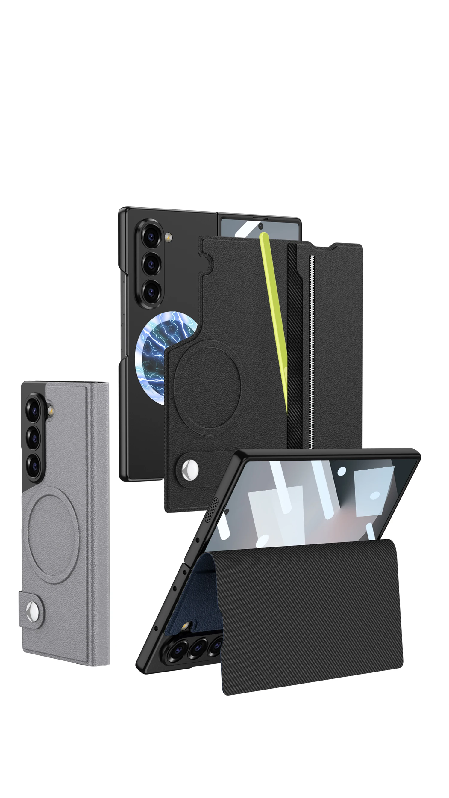 Full Protection Case with Leather Wallet for Galaxy Z Fold 6 - onlinemegasale.com Full Protection Case with Leather Wallet for Galaxy Z Fold 6 - onlinemegasale.com