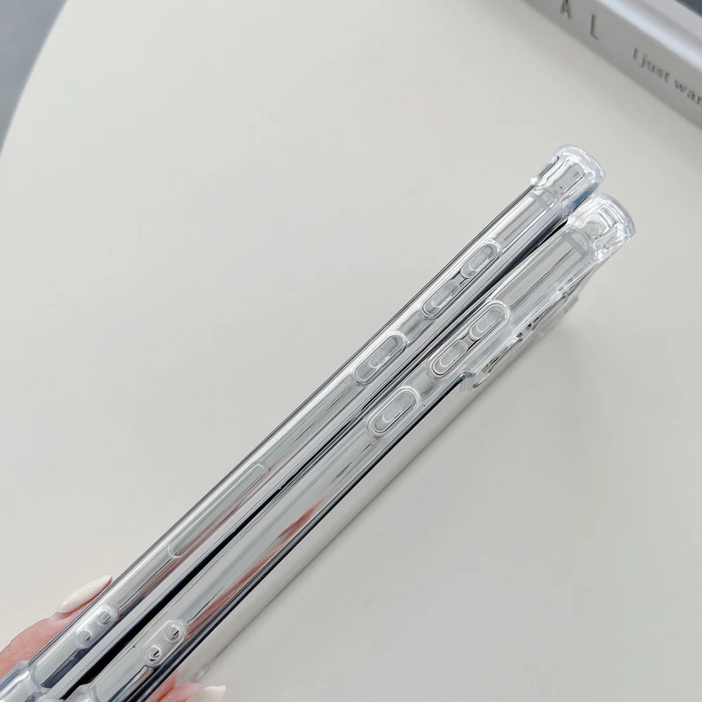 Fashion Makeup Mirror Shockproof Bumper Phone Case For Samsung Galaxy S22 Series - onlinemegasale.com