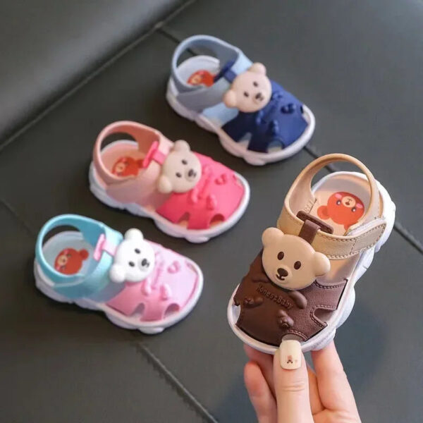 Summer Baby Boys Girls bear Sandals /Velcro sandals