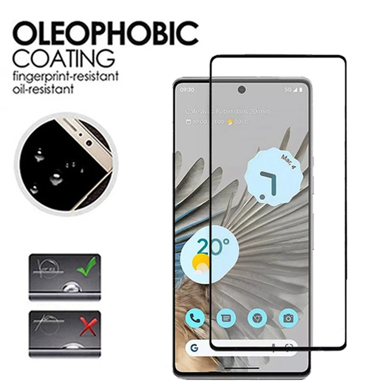 Google Pixel 7 Pro 2in1 Full Screen Protector - onlinemegasale.com