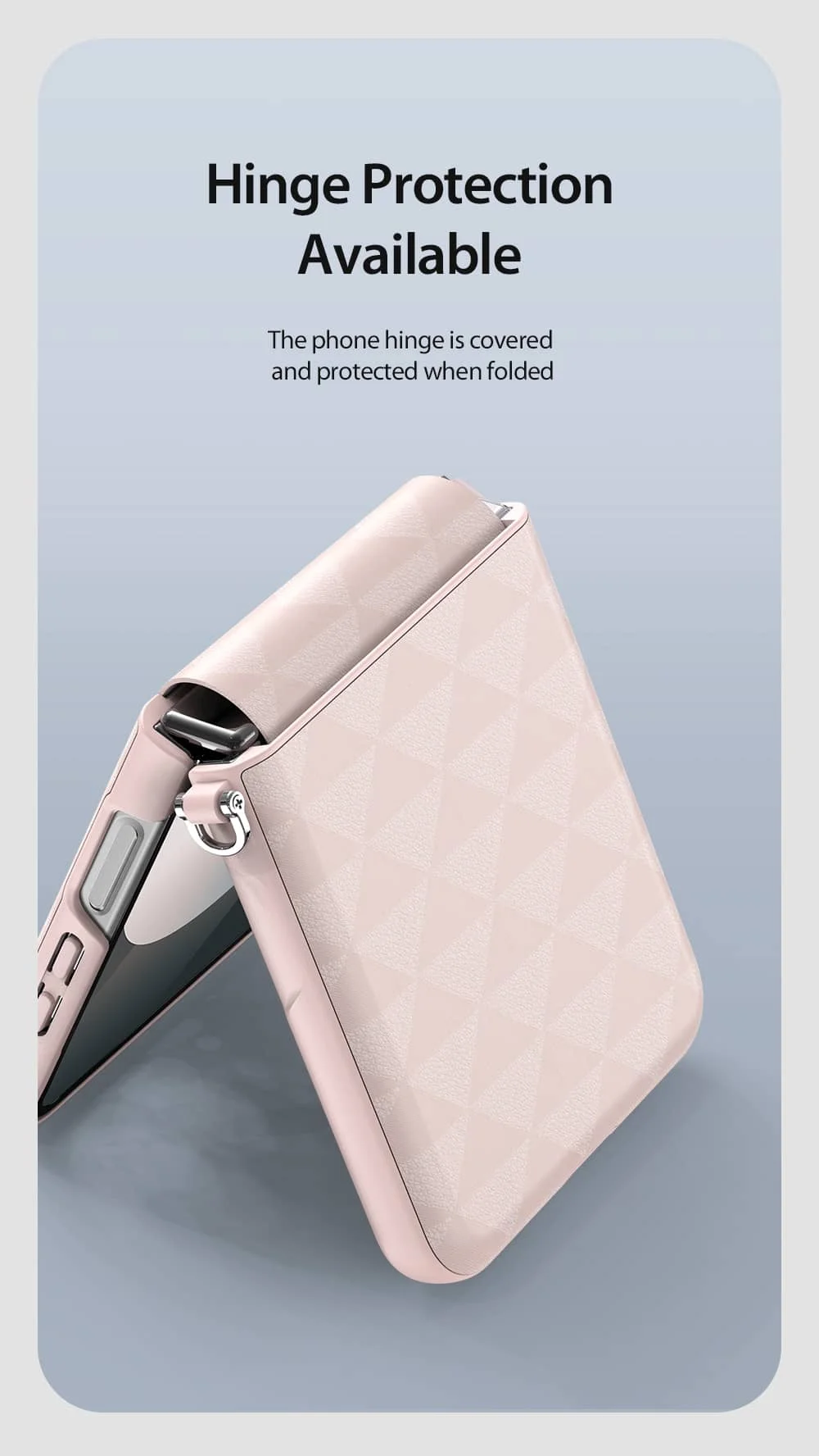 Leather Case with Hinge Protection for Z Flip 6 - onlinemegasale.com