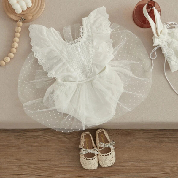Baby Girls Lace Romper Dress
