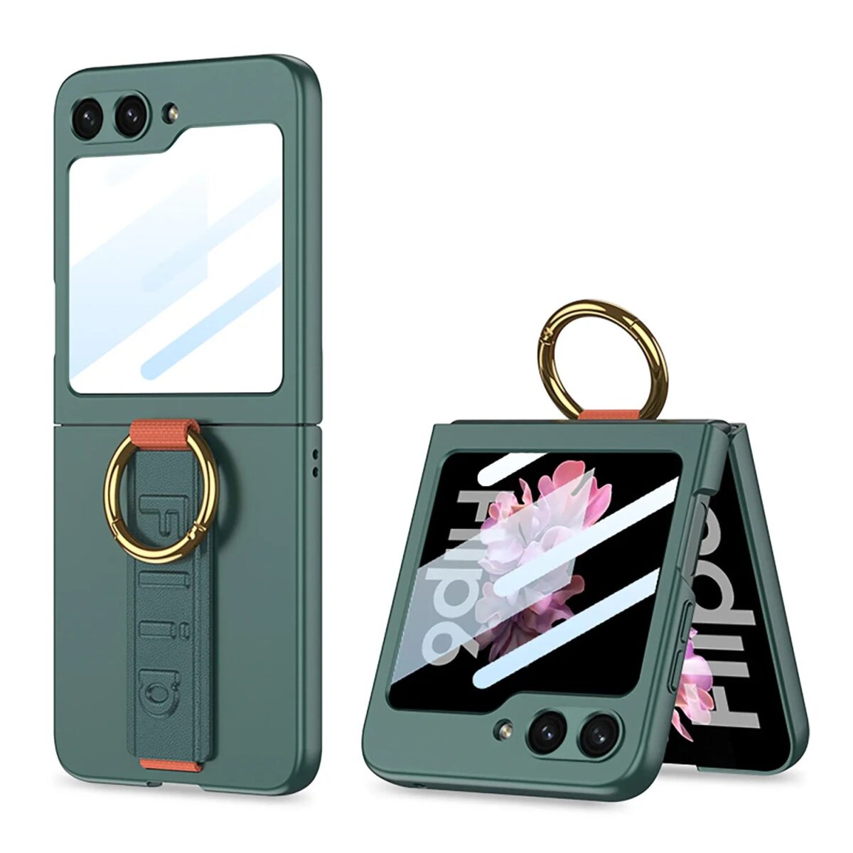 Ultra Thin Case with Strap for Samsung Galaxy Z Flip 6 - onlinemegasale.com