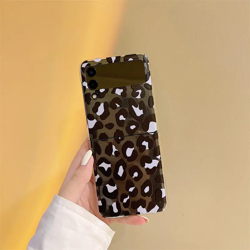 Pink Leopard Luxury Phone Case for Samsung Galaxy Z - onlinemegasale.com