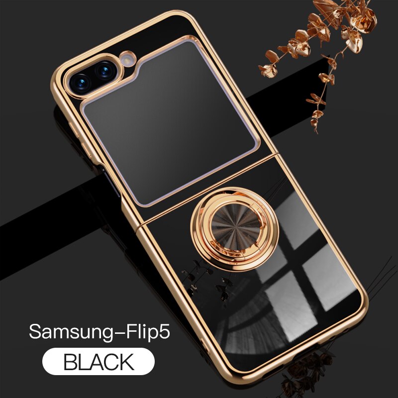 S6b87cce17241423dbf8843bfa45a3232x Luxury Electroplating Ring Holder Case For Samsung Galaxy Z Flip 5 - onlinemegasale.com