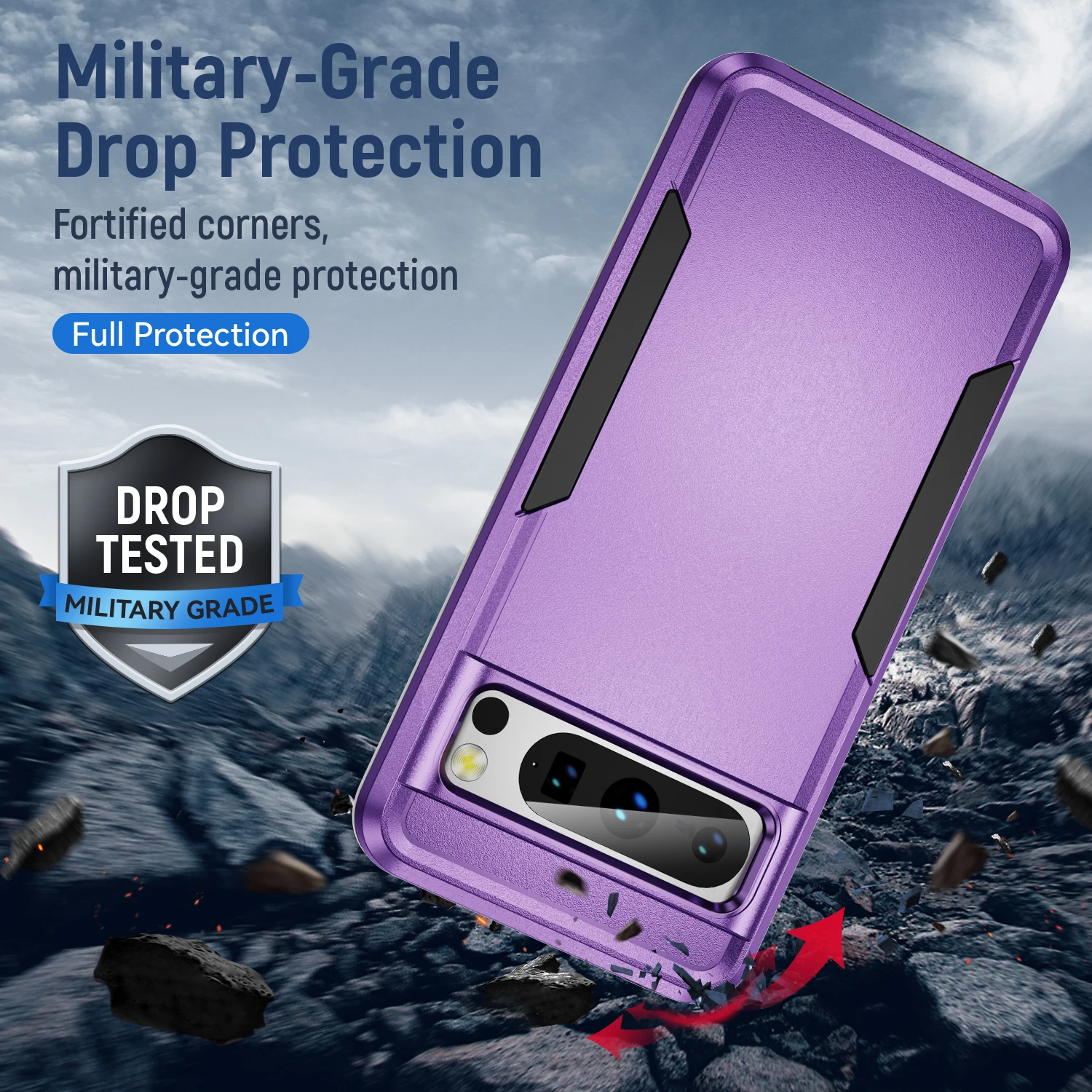 Anti-Finger print Matte Case for Google Pixel 8 Series - onlinemegasale.com