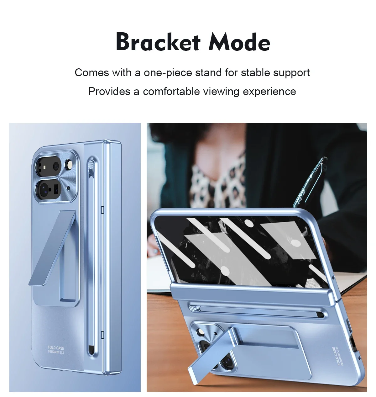 Full Protection Case With Touch Pen For Google Pixel 9 Pro Fold - onlinemegasale.com