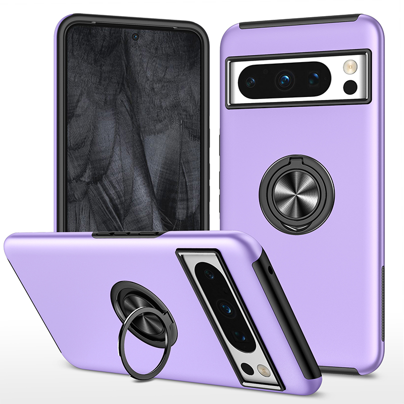 Armor Shockproof Case with Ring Stand For Google Pixel 8 Series - onlinemegasale.com
