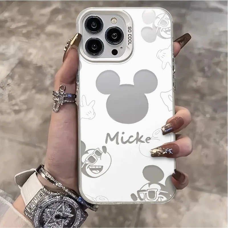 Sweet Pink Minnie Mickey Luxury Case for iPhone - onlinemegasale.com