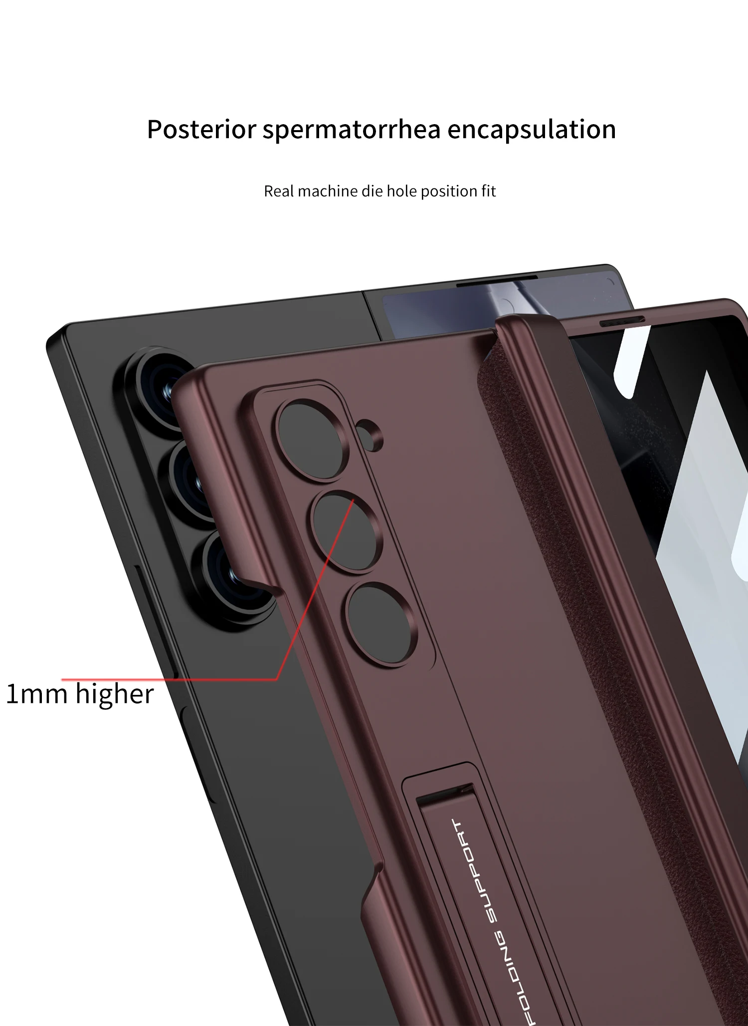 Full Protetction Case with Privacy Screen for Samsung Galaxy Z Fold 6 Case - onlinemegasale.com