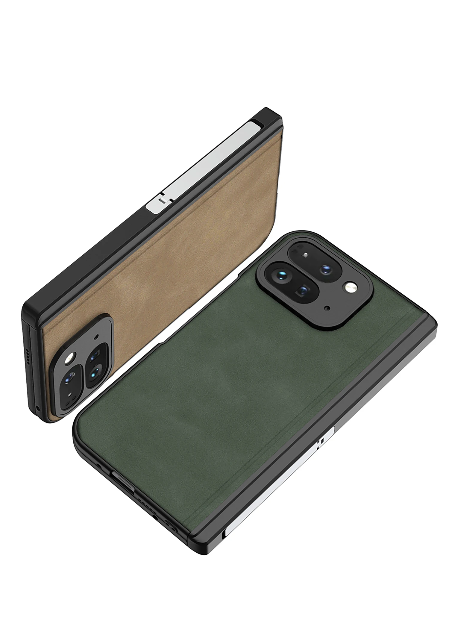 Leather Case with Stand For Google Pixel 9 Pro Fold - onlinemegasale.com