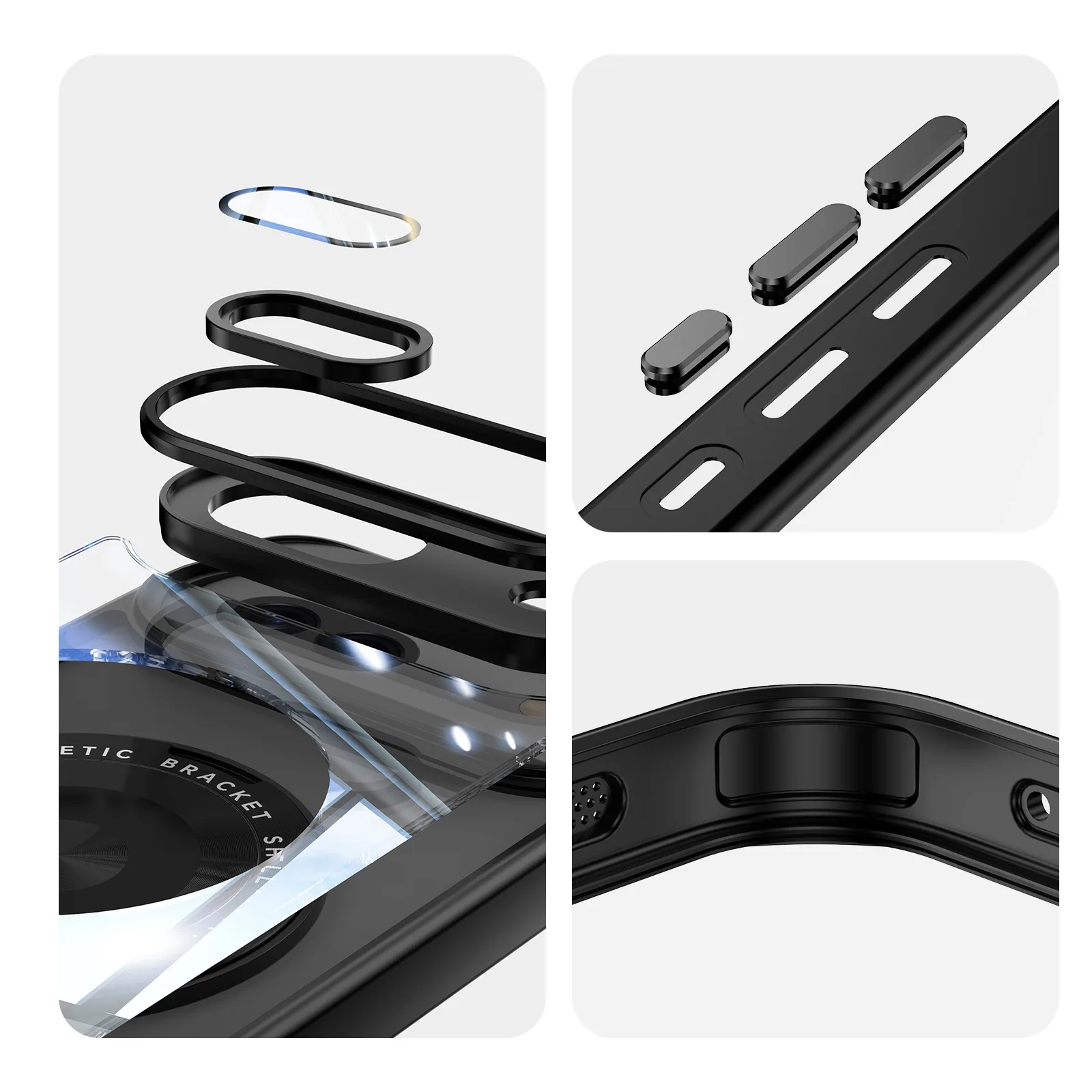 Shockproof Magnetic Case with Stand For Google Pixel 9 Series - onlinemegasale.com