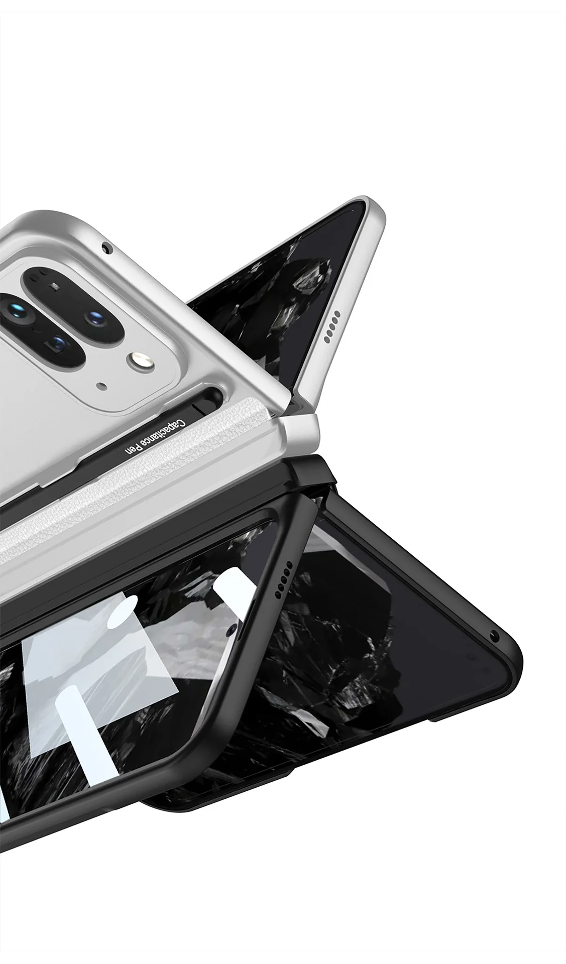 Full Protection Case with Pen Holder for Google Pixel 9 Pro Fold - onlinemegasale.com