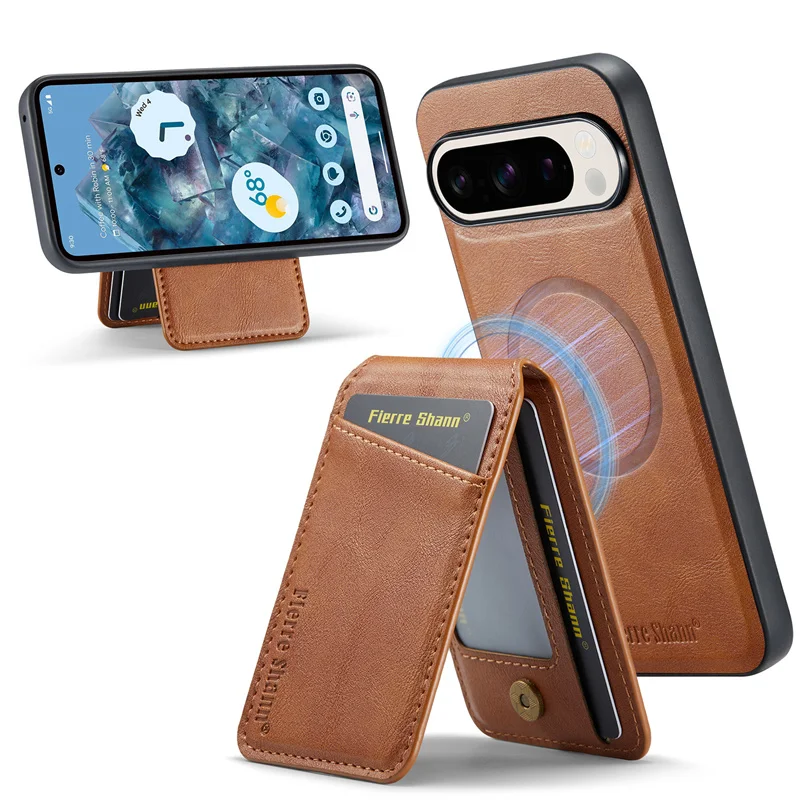 Leather Case with Wallet For Google Pixel Series - onlinemegasale.com